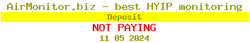 Deposit HYIP Status Button