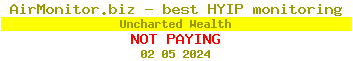 Uncharted Wealth HYIP Status Button